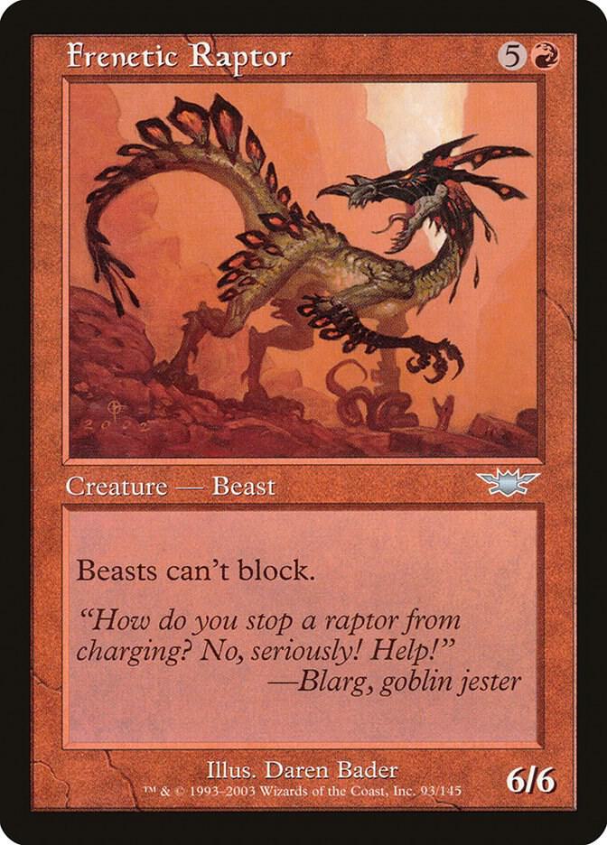 Frenetic Raptor, Legions 93