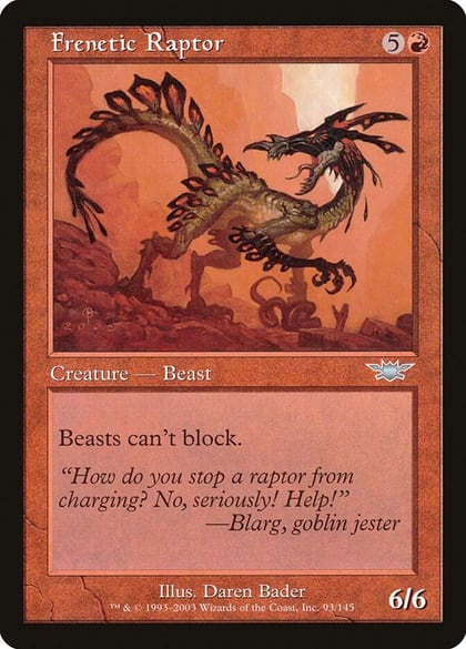 Frenetic Raptor, Legions 93