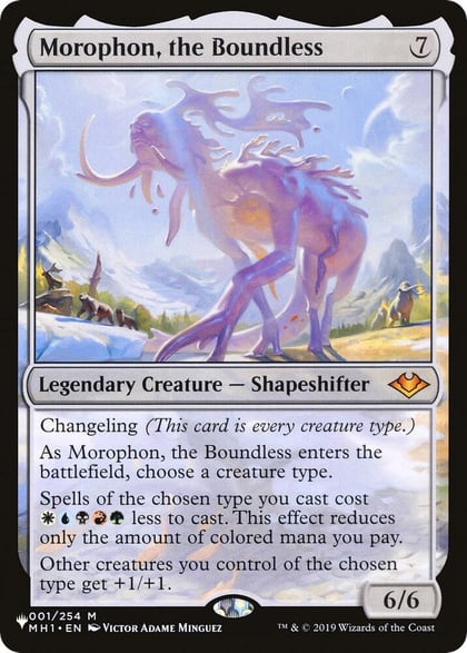 Morophon, the Boundless, The List Reprints 001/254