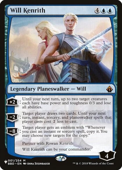 Will Kenrith, The List Reprints 001/254