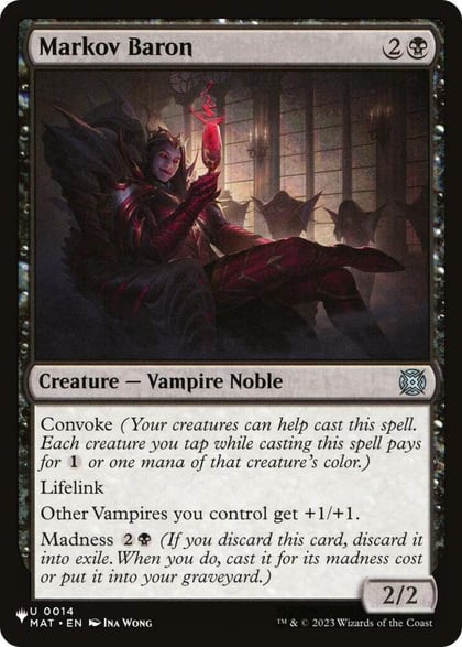 Markov Baron, The List Reprints 0014