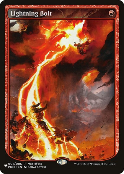 Lightning Bolt (PRM), The List Reprints 001/006