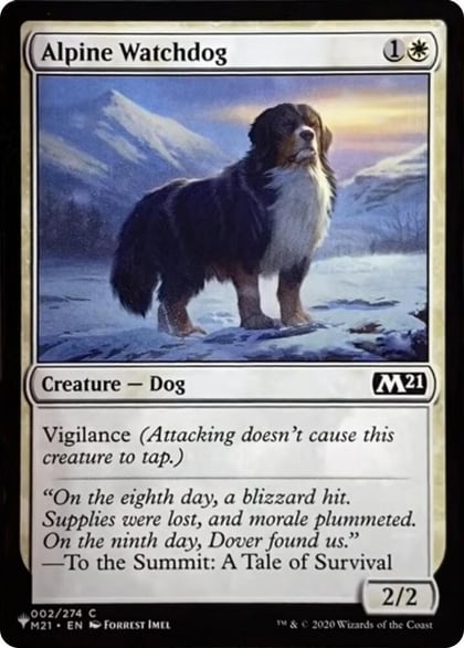 Alpine Watchdog, The List Reprints 002/274