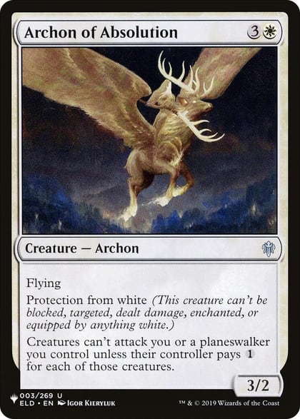 Archon of Absolution, The List Reprints 003/269