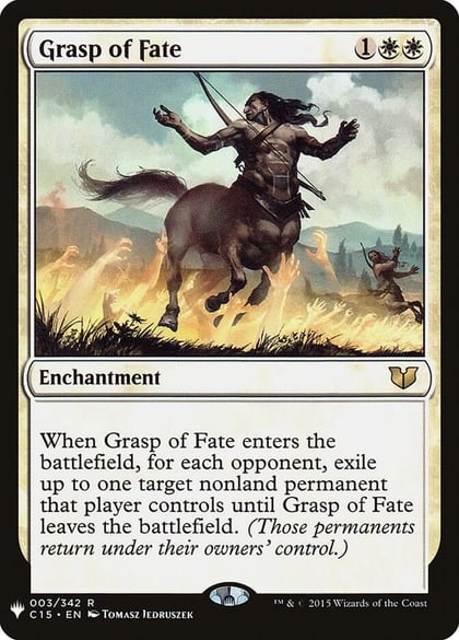 Grasp of Fate, The List Reprints 003/342
