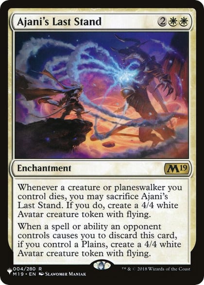 Ajani's Last Stand, The List Reprints 004/280
