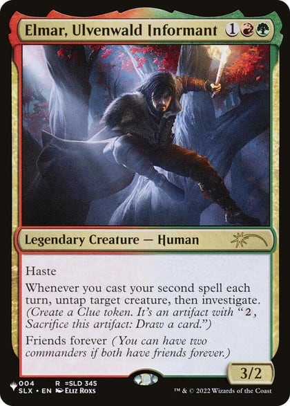 Elmar, Ulvenwald Informant, The List Reprints 004