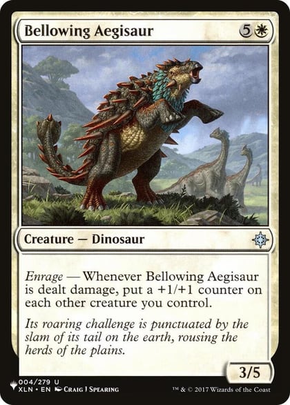 Bellowing Aegisaur, The List Reprints 004/279