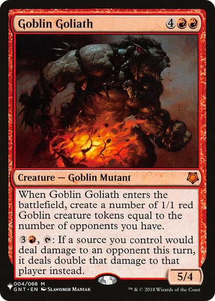 Goblin Goliath, The List Reprints 004/068