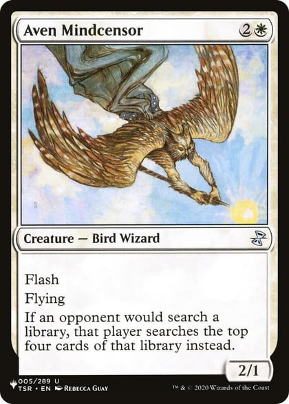 Aven Mindcensor, The List Reprints 005/289