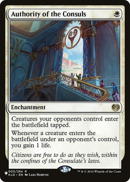Authority of the Consuls, The List Reprints 005/264