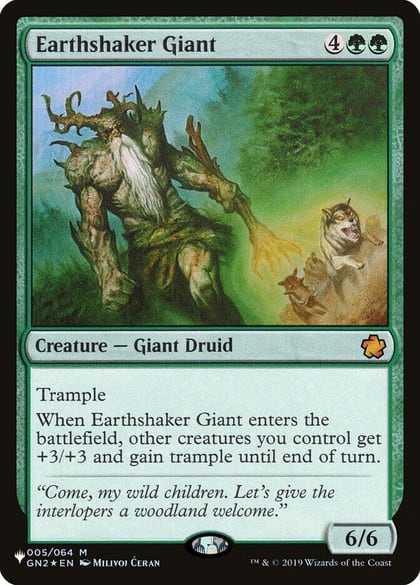 Earthshaker Giant, The List Reprints 005/064