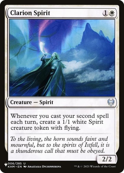 Clarion Spirit, The List Reprints 006/285