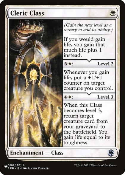 Cleric Class, The List Reprints 006/281
