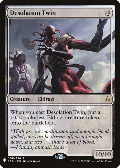 Desolation Twin, The List Reprints 006/274