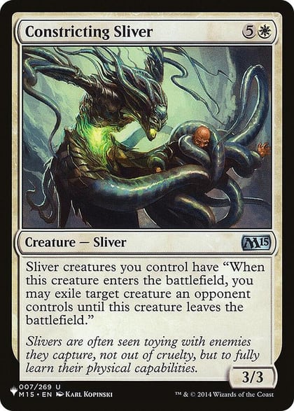 Constricting Sliver, The List Reprints 007/269