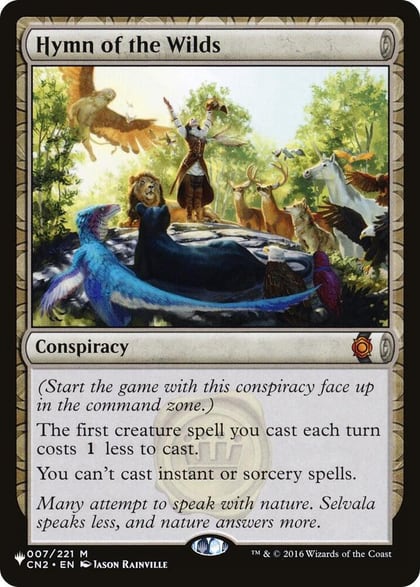 Hymn of the Wilds, The List Reprints 007/221