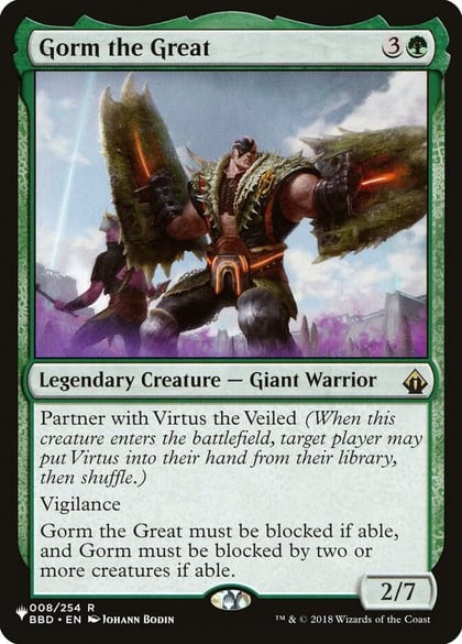 Gorm the Great, The List Reprints 008/254