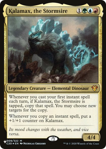 Kalamax, the Stormsire, The List Reprints 009/322