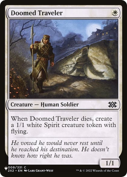 Doomed Traveler (2X2), The List Reprints 009/024