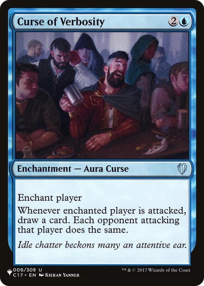 Curse of Verbosity, The List Reprints 009/309