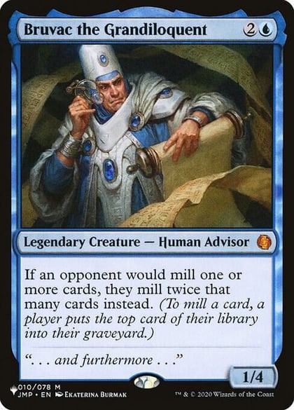 Bruvac the Grandiloquent, The List Reprints 010/078