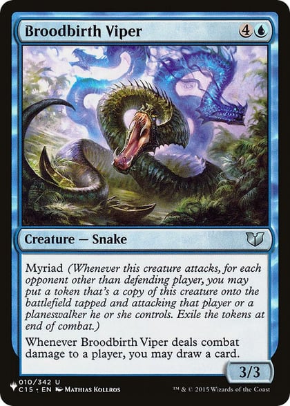 Broodbirth Viper, The List Reprints 010/342
