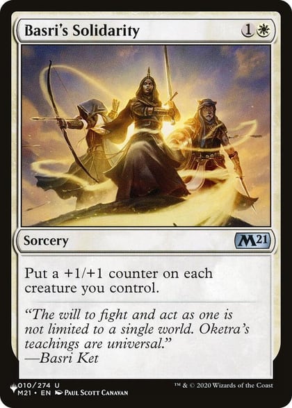 Basri's Solidarity, The List Reprints 010/274