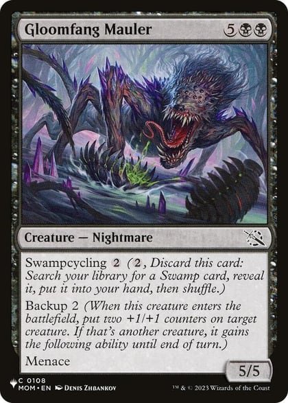 Gloomfang Mauler, The List Reprints 0108