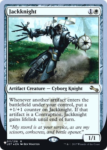 Jackknight, The List Reprints 011/216