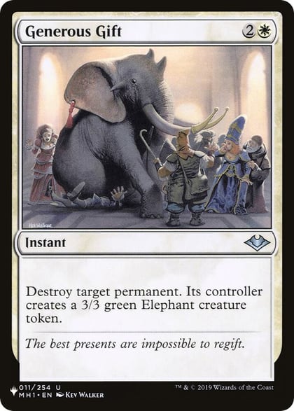 Generous Gift, The List Reprints 011/254