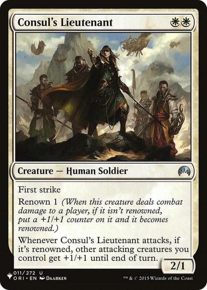 Consul's Lieutenant, The List Reprints 011/272