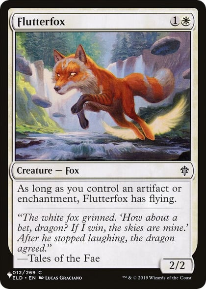 Flutterfox, The List Reprints 012/269