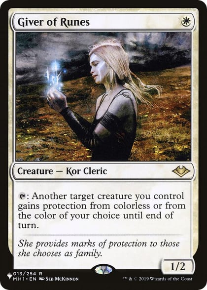 Giver of Runes, The List Reprints 013/254