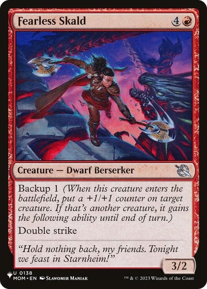 Fearless Skald, The List Reprints 0138