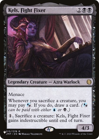 Kels, Fight Fixer, The List Reprints 015/078
