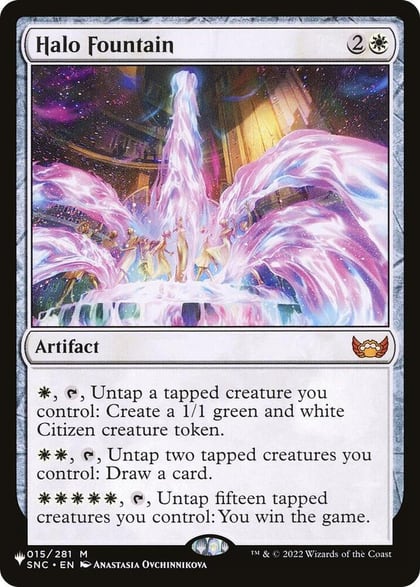 Halo Fountain, The List Reprints 015/281