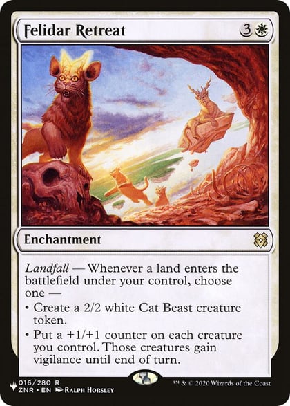 Felidar Retreat, The List Reprints 016/280