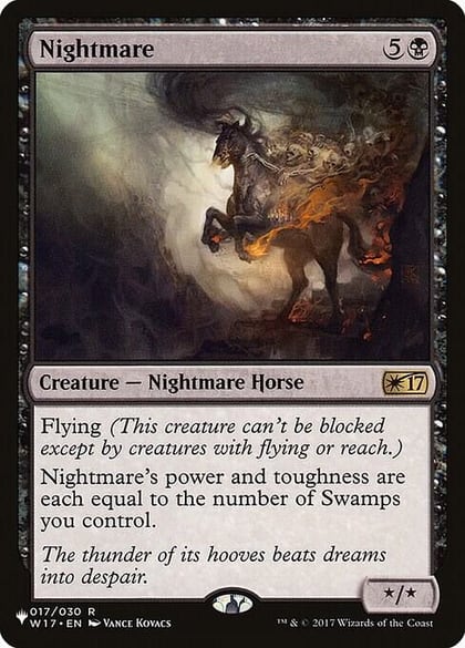 Nightmare, The List Reprints 017/030