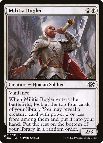 Militia Bugler, The List Reprints 019/024