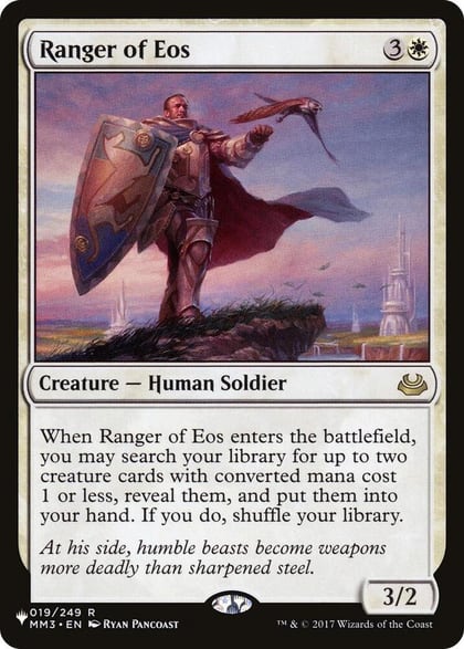 Ranger of Eos (MM3), The List Reprints 019/249