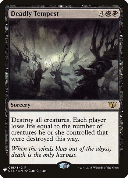 Deadly Tempest, The List Reprints 019/342