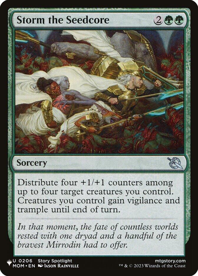 Storm the Seedcore, The List Reprints 0206
