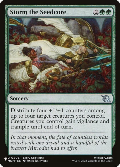 Storm the Seedcore, The List Reprints 0206