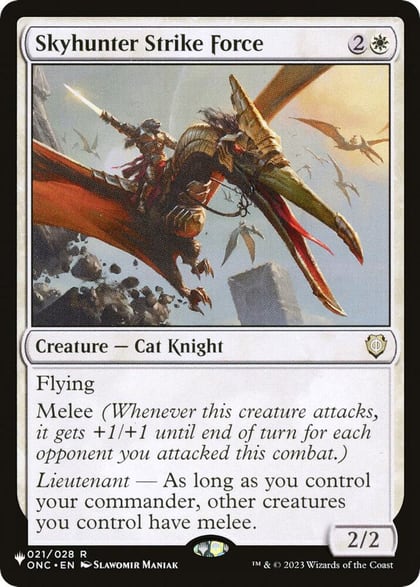 Skyhunter Strike Force, The List Reprints 021/028