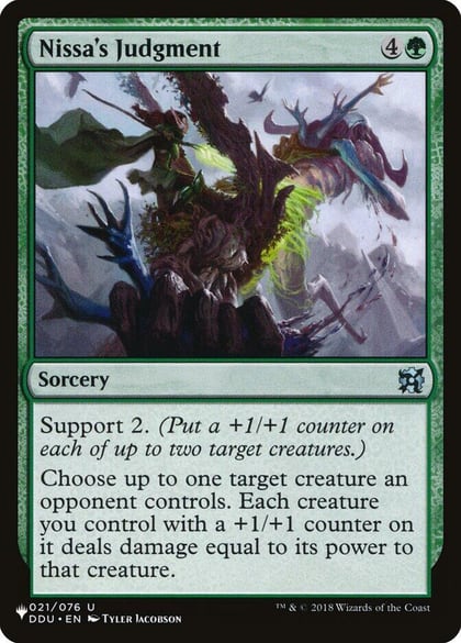 Nissa's Judgment, The List Reprints 021/076