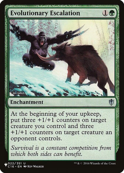 Evolutionary Escalation, The List Reprints 022/351