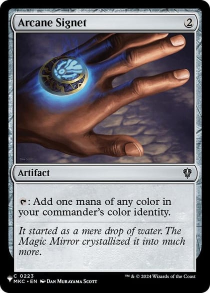 Arcane Signet (MKC), The List Reprints 0223