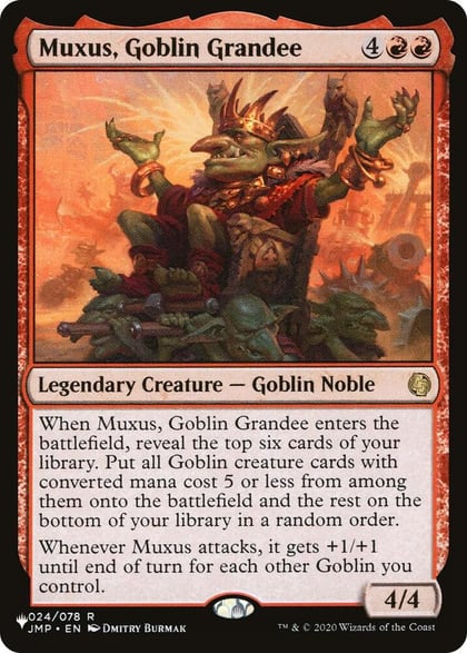 Muxus, Goblin Grandee, The List Reprints 024/078