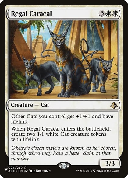 Regal Caracal, The List Reprints 024/269